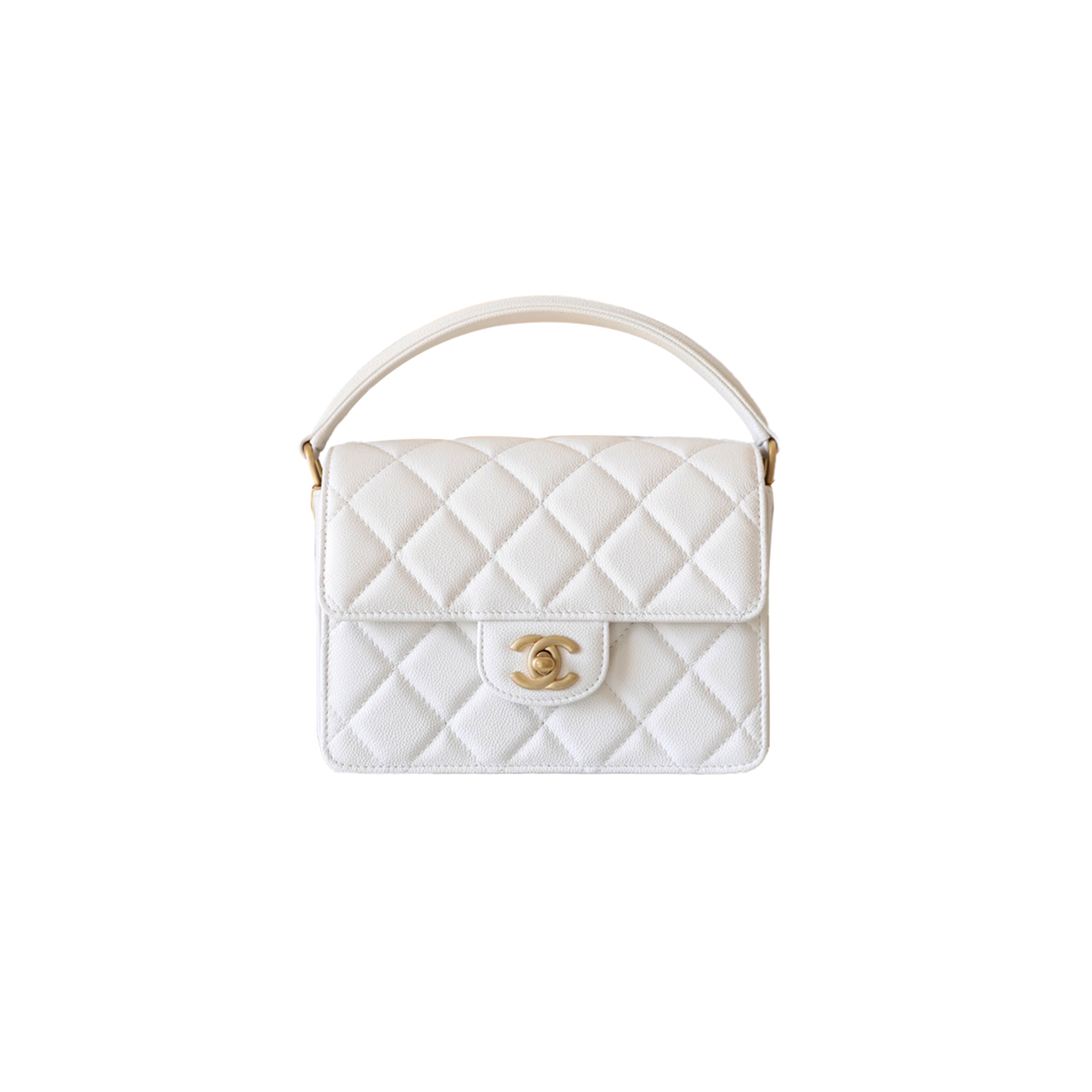 Ch*el handle flap bag medium as4039 (19*14*4.5cm)